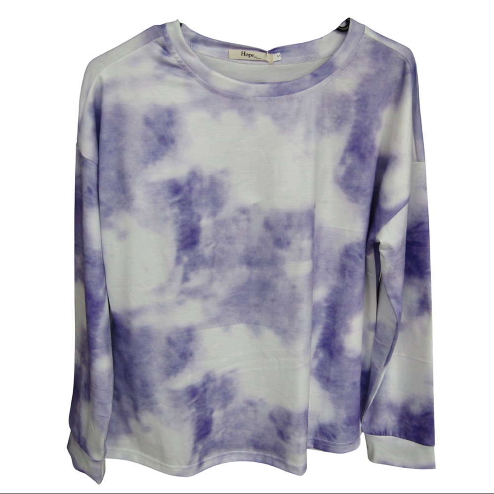 Purple Tie Dye Short Set